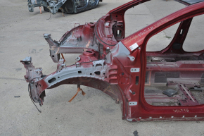Quarter front left Chevrolet Volt 11-15 red on the body
