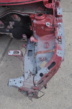 Quarter front left Chevrolet Volt 11-15 red on the body