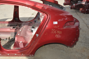 Quarter wing rear left Chevrolet Volt 11-15 red on the body, pokes