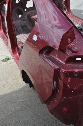 Quarter wing rear left Chevrolet Volt 11-15 red on the body, pokes