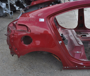 Quarter wing rear right Chevrolet Volt 11-15 red on the body, dented, bumps