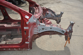 Front right quarter Chevrolet Volt 11-15 red on the body