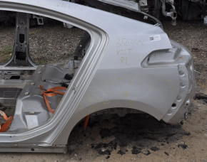 Quarter wing rear left Chevrolet Volt 11-15 silver on the body, bumps