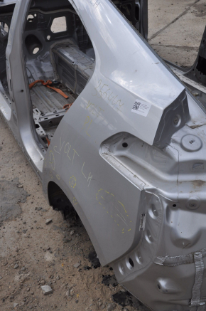 Quarter wing rear left Chevrolet Volt 11-15 silver on the body, bumps