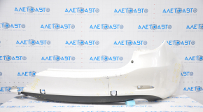 Rear bumper bare Mazda 6 13-17 usa white missing left part, tears, broken fasteners, dented