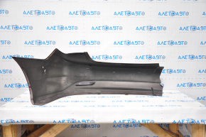 Rear bumper bare Hyundai Sonata 11-13 red no left part, broken fasteners