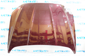 Hood bare Ford Fusion mk5 13-20 burgundy FQ, painted, paint swollen, poke