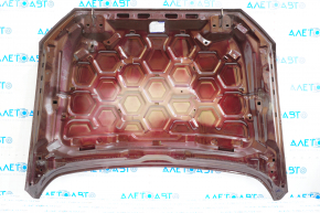 Hood bare Ford Fusion mk5 13-20 burgundy FQ, painted, paint swollen, poke
