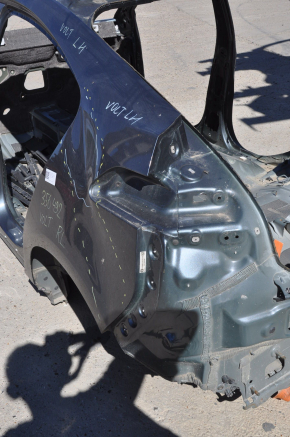 Quarter wing rear left Chevrolet Volt 11-15 graphite on body, dent, bumps