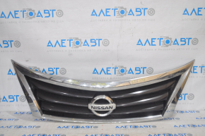 Radiator grill grill Nissan Altima 13-15 prerest with emblem, chrome