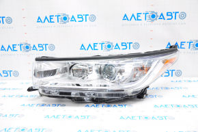 Headlight front left bare Toyota Highlander 17-19 halogen, light, TYC