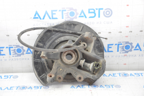 Trunnion with hub rear right Mercedes X164 GL W164 ML W251 R with casing and handbrake cable, torn boot