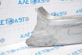 Rear bumper bare Toyota Camry v55 15-17 usa SE silver, no left part, dents, mount is crushed