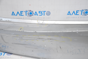 Rear bumper bare Toyota Camry v55 15-17 usa SE silver, no left part, dents, mount is crushed