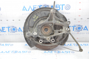 Trunnion with hub rear right Mercedes W211 with casing and brake disc