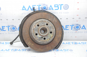 Trunnion with hub rear right Mercedes W211 with casing and brake disc