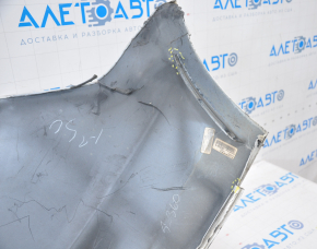 Rear bumper bare Ford Fusion mk5 13-18 for parking sensors, white, tears, dented corner, broken fasteners