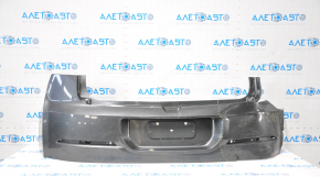 Rear bumper bare Chevrolet Volt 11-15 graphite no right part, dented, broken fasteners
