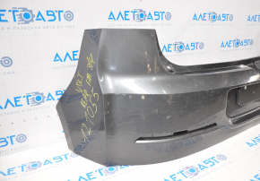Rear bumper bare Chevrolet Volt 11-15 graphite no right part, dented, broken fasteners