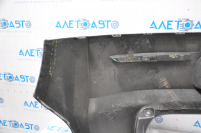 Rear bumper bare Chevrolet Volt 11-15 graphite no right part, dented, broken fasteners