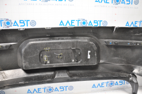 Rear bumper bare Chevrolet Volt 11-15 graphite no right part, dented, broken fasteners