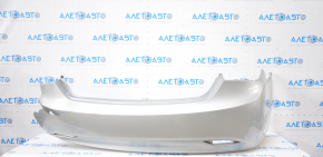 Rear bumper bare Hyundai Sonata 11-13 silver no left part