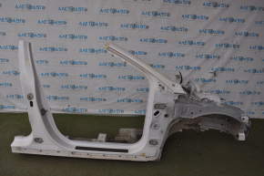 Front quarter right Ford Fusion mk5 13-16 without bracket white with central pillar, pokes