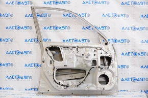 Bare front door left Subaru Forester 08-10 SH, silver C3S, bumpers