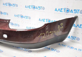 Bare rear bumper Subaru b9 Tribeca 06-07 burgundy fasteners tears, scratches, made