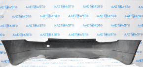 Subaru b9 Tribeca 2006-2007 silver rear bumper, torn fasteners, dented at the bottom, scratches