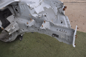 Front left quarter Ford Fusion mk5 13-20 white with central pillar, dented, bumps