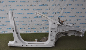 Front quarter right Ford Fusion mk5 13-16 without bracket white with central pillar, pokes