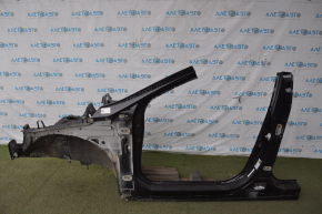 Quarter front left Hyundai Sonata 11-15 black with central pillar, pokes