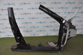 Front right quarter Nissan Rogue 14-20 black dented, bumps, sawn off side member