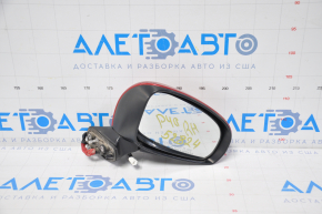 Right side mirror assembly for Toyota Prius V 12-17, 5 pins, red