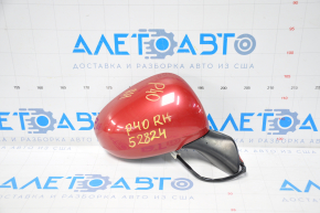 Right side mirror assembly for Toyota Prius V 12-17, 5 pins, red