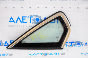 Rear left fixed glass window for VW Passat b7 12-15 USA, chrome