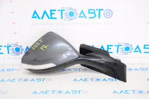 Right side mirror complete Chevrolet Volt 11-15 7 pins, turn signal, graphite