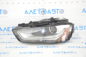 Headlight front left bare Audi A4 B8 13-16 rest xenon led, sand, for polishing
