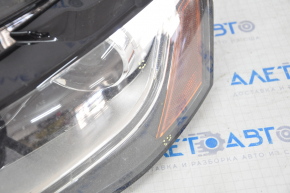 Headlight front left bare Audi A4 B8 13-16 rest xenon led, sand, for polishing