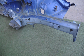 Front quarter left Hyundai Sonata 15-19 blue with central pillar, pokes
