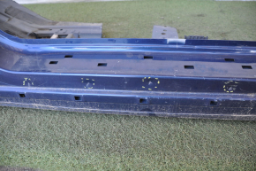 Front quarter left Hyundai Sonata 15-19 blue with central pillar, pokes