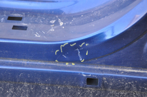 Front quarter right Hyundai Sonata 15-19 blue with central pillar, pokes