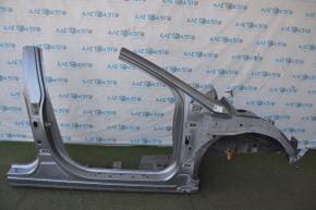 Front right quarter Hyundai Sonata 15-19 graphite with central pillar, pokes