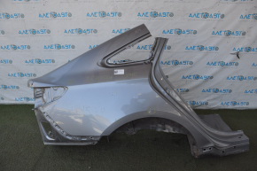 Quarter wing rear right Hyundai Sonata 15-19 graphite, pokes