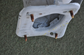 Front quarter left Ford Fusion mk5 13-20 white with central pillar, bent side member nose, pokes