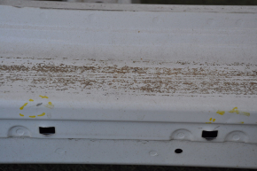 Front quarter left Ford Fusion mk5 13-20 white with central pillar, bent side member nose, pokes