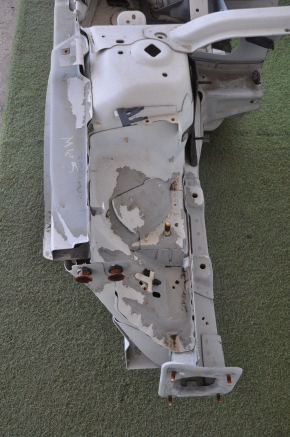 Front right quarter Ford Fusion mk5 13-16 without bracket white with central pillar, bent side member nose, bumps, dented