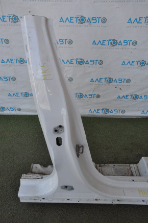 Front right quarter Ford Fusion mk5 13-16 without bracket white with central pillar, bent side member nose, bumps, dented