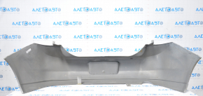 Rear bumper bare Ford Focus USA 2011 silver, tears, broken fasteners, scratches